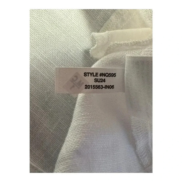 NEW Madewell Women’s Size 8 Eyelet White Embroidered Tank Mini Dress Linen NWT‎ - Picture 6 of 7